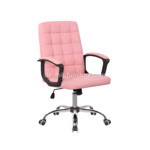 Rosa PU-Bürostühle zu verkaufen